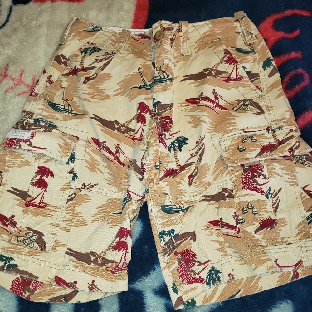 DENIM &SUPPLY HAWAIIAN CARGO SHORTS 32 - Picture 1 of 3